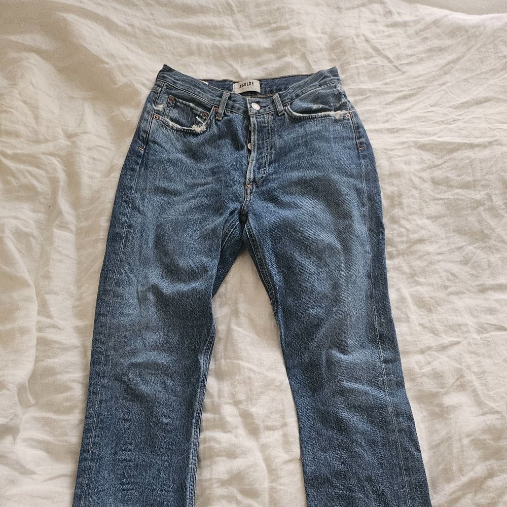 Agolde high-waisted straight jeans size 25